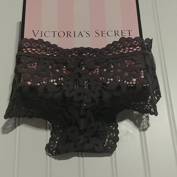 3/$25- VS Sparkly Silver Hipster Panty - Picture 7 of 10